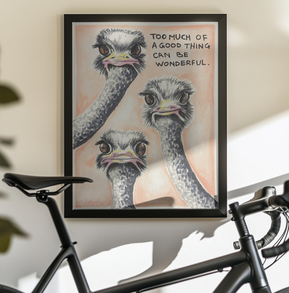 Too much of a good thing - Poster / Art Print - interiör