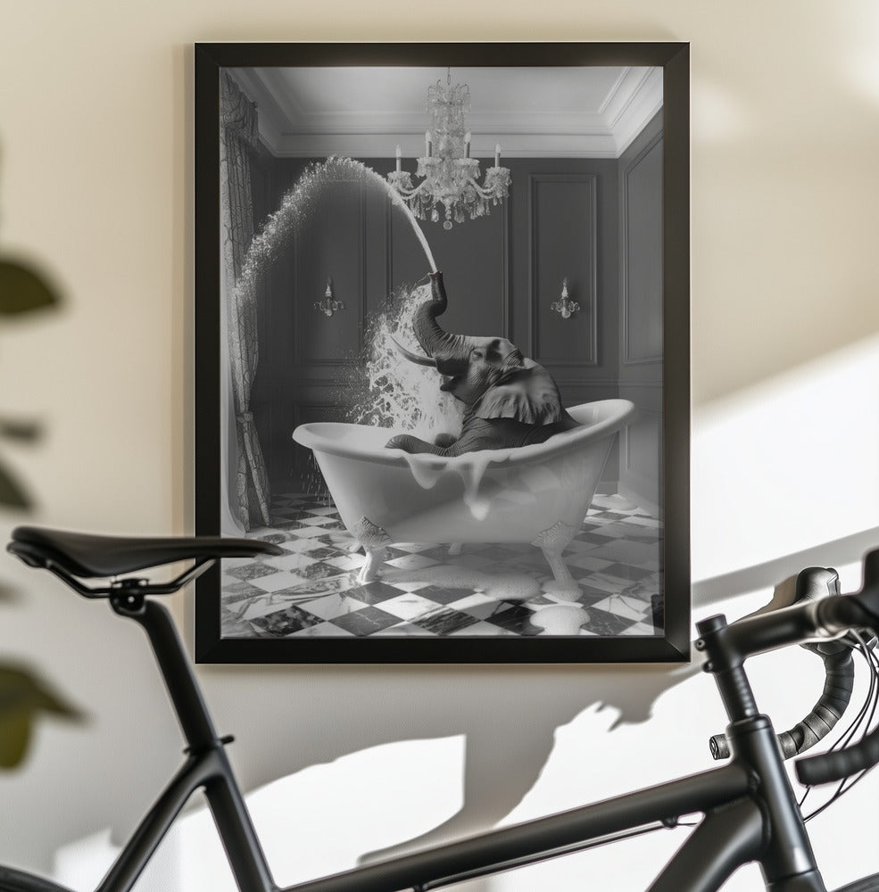 Splish Splash Safari - Poster / Art Print - interiör