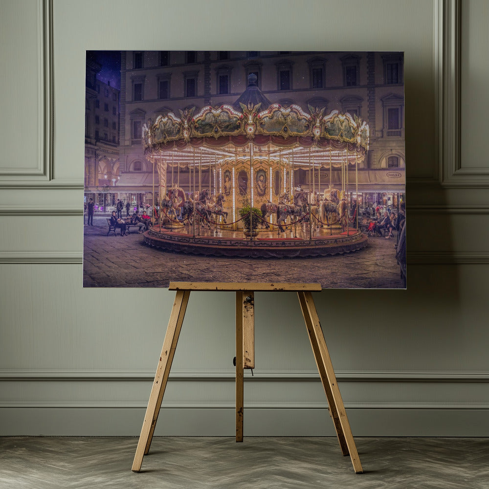 Carousel - Poster / Art Print - interiör