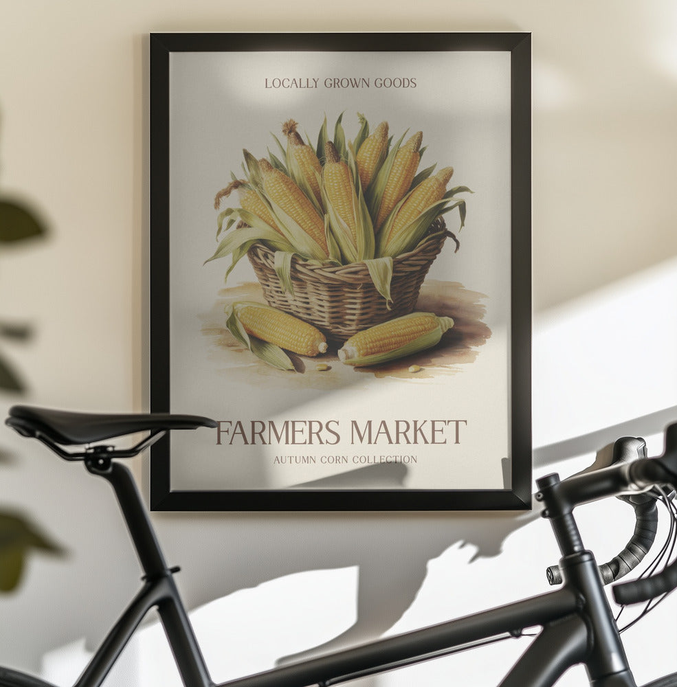 Farmers Market Corn - Poster / Art Print - interiör