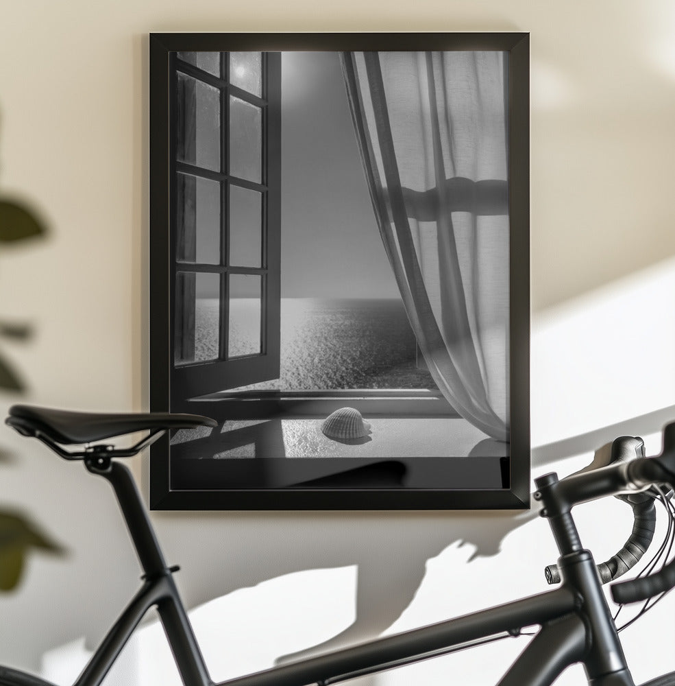 The Seashell In the Window - Poster / Art Print - interiör