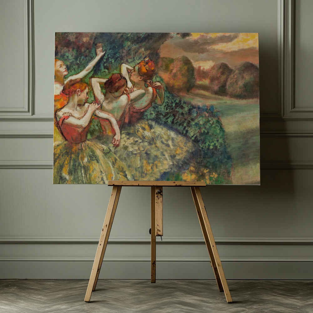 Four Dancers - Poster / Art Print - interiör