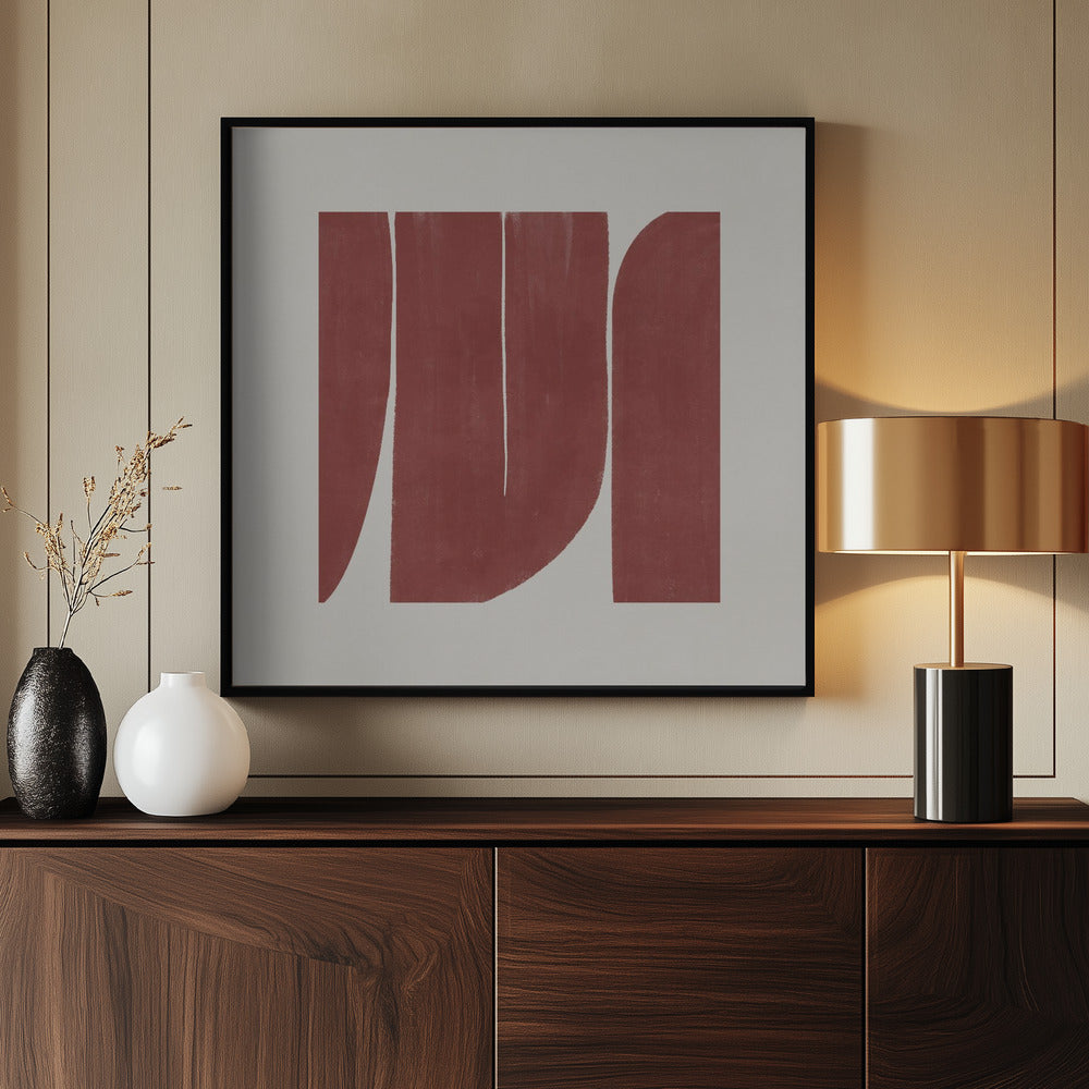 Small Sqterracota L - Poster / Art Print - interiör