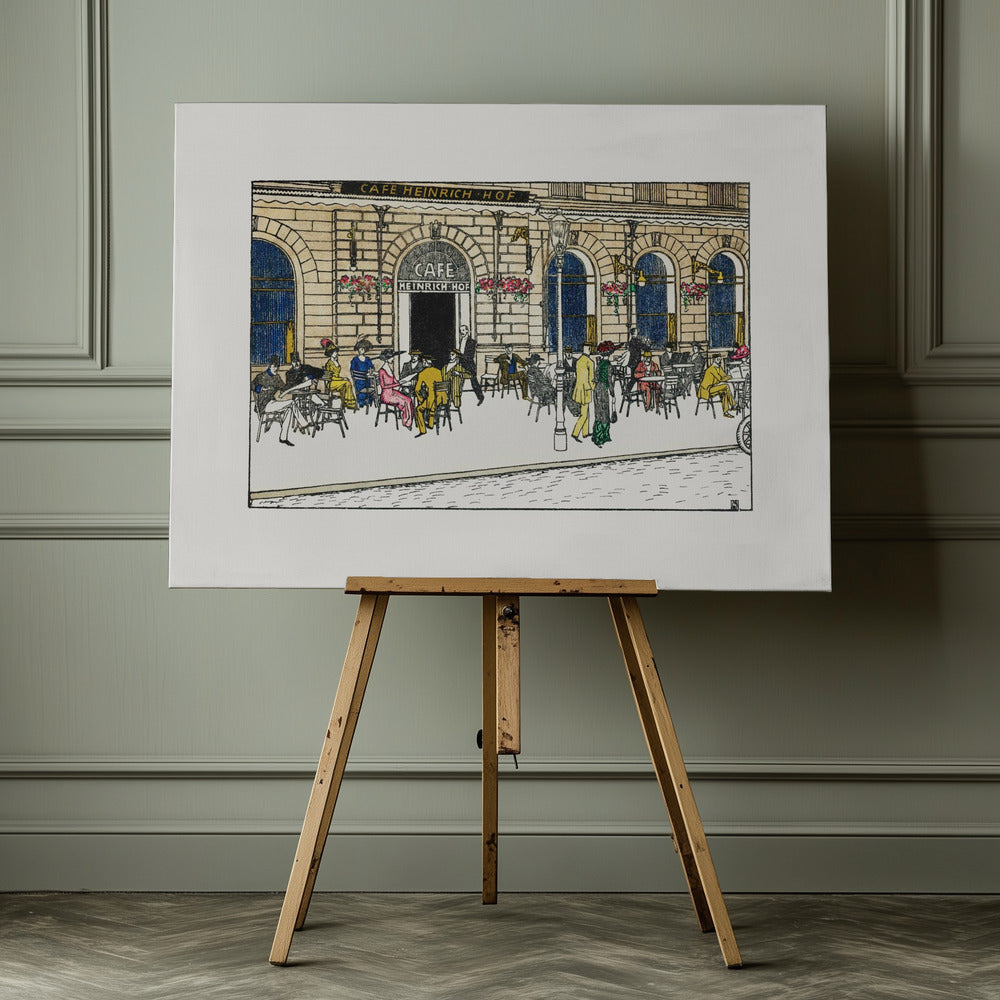 Café Heinrichhof - Poster / Art Print - interiör