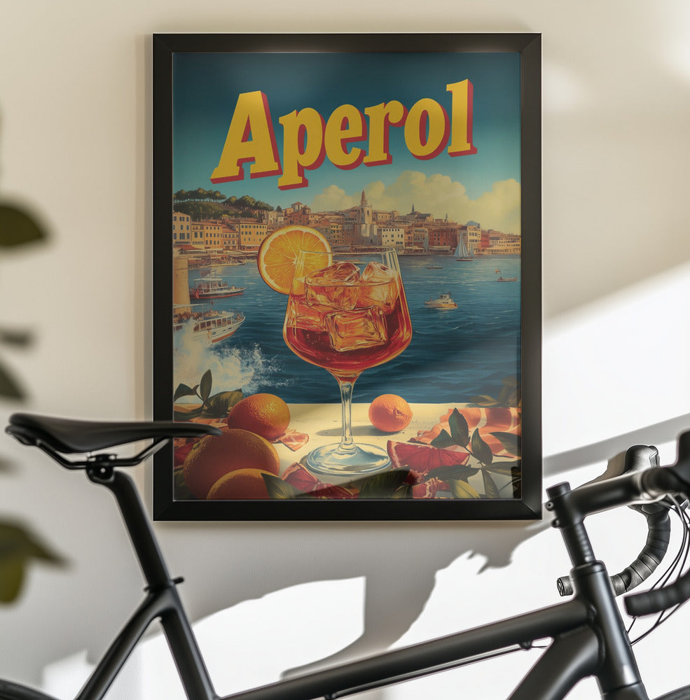 Aperol Vintage Commercial - Poster / Art Print - interiör