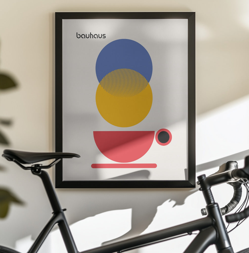 Bauhaus Coffee Abstract - Poster / Art Print - interiör