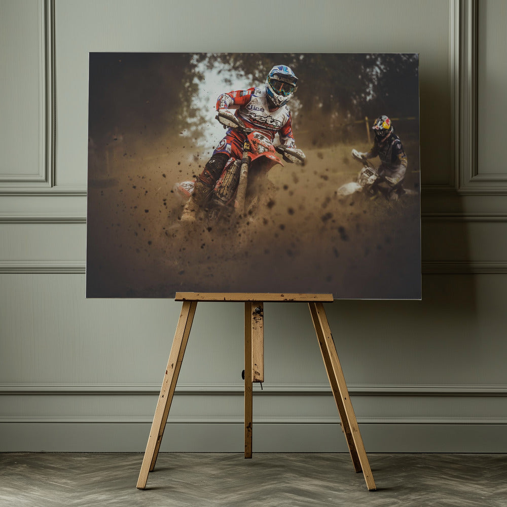 Motocross - Poster / Art Print - interiör