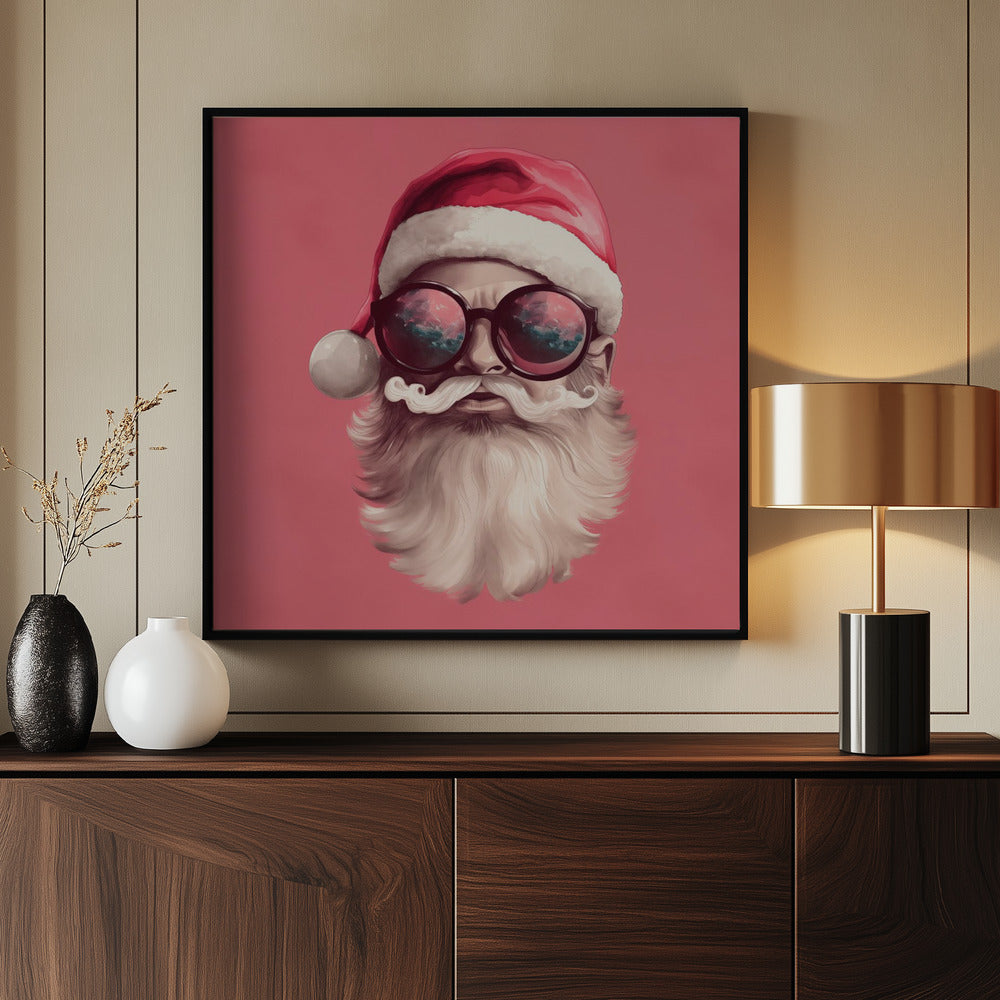 Cool Santa - Poster / Art Print - interiör