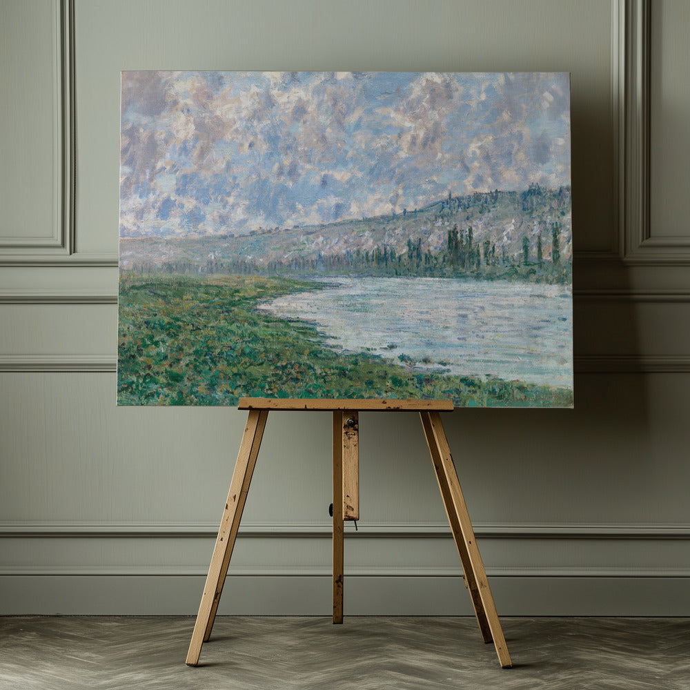 The Seine At Vétheuil (1880) - Poster / Art Print - interiör