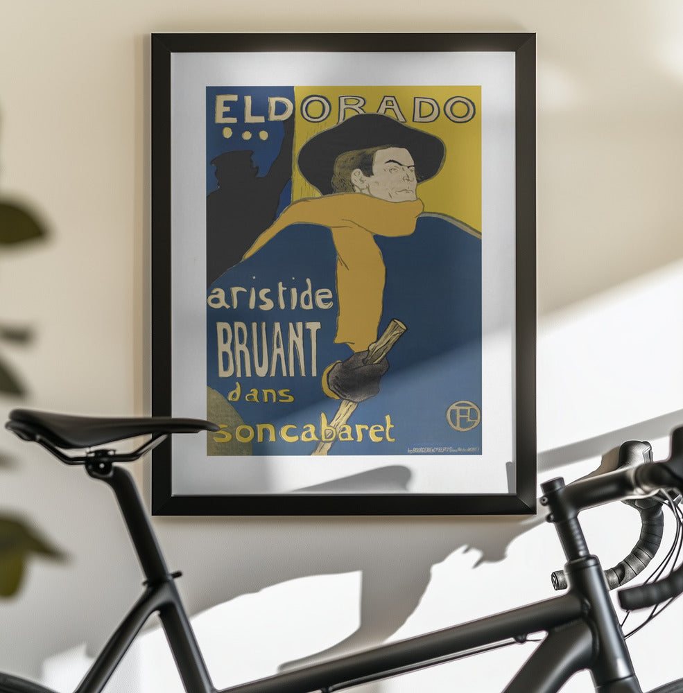 Les Ambassadeurs Aristide Bruant (1892) - Poster / Art Print - interiör