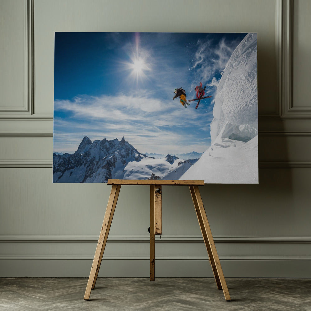 Jumping Legends - Poster / Art Print - interiör