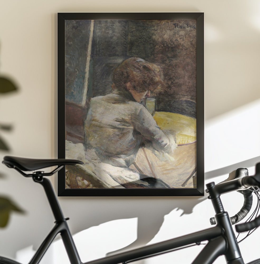 Waiting (ca.1887) - Poster / Art Print - interiör