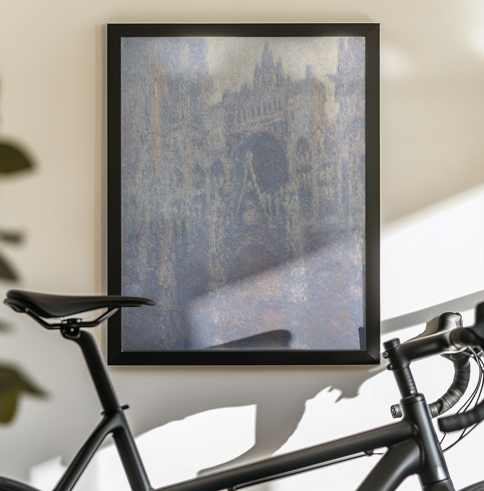 The Portal of Rouen Cathedral In Morning Light (1894) - Poster / Art Print - interiör