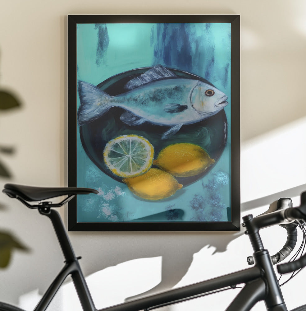A Fishplate - Poster / Art Print - interiör