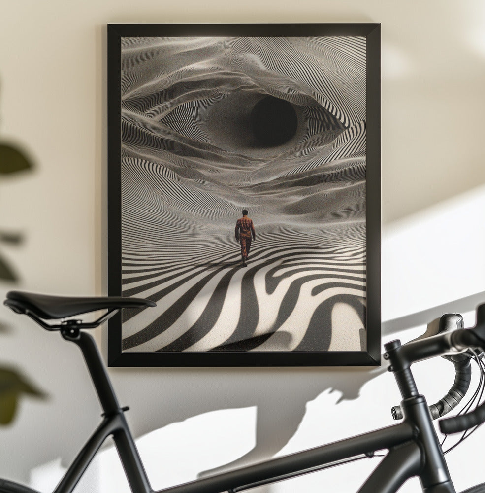 Op Art Journey - Poster / Art Print - interiör