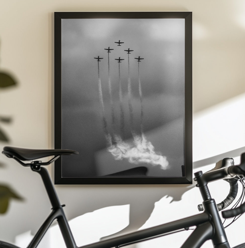 Six on Cloud - Poster / Art Print - interiör