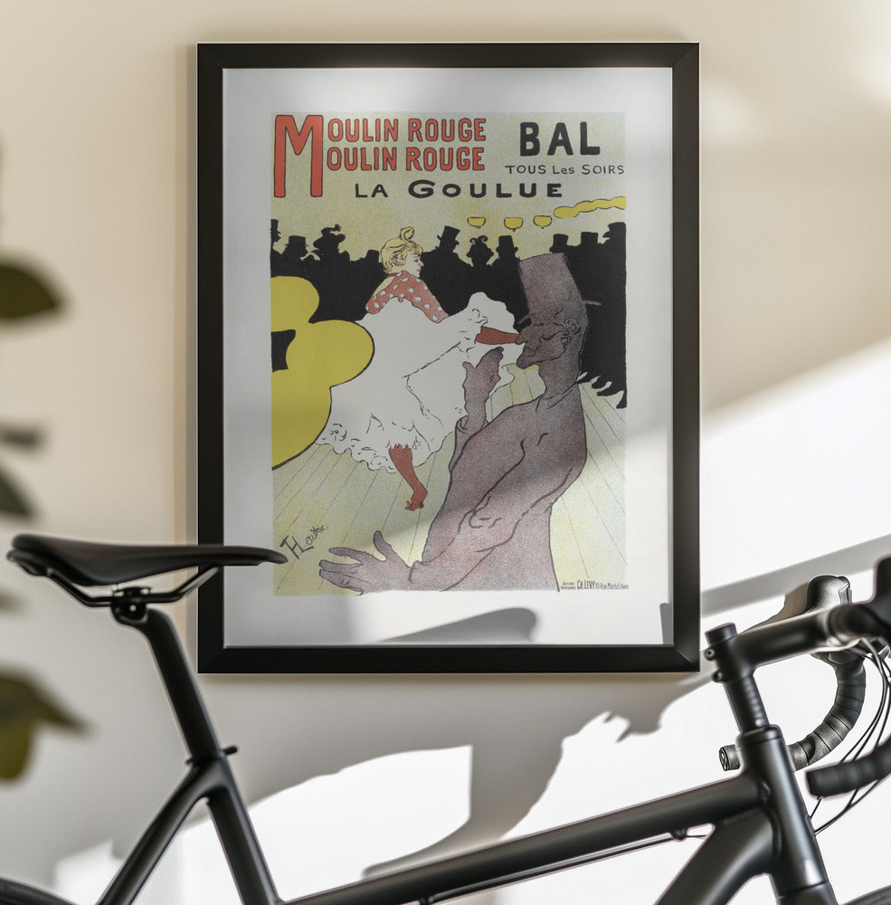 Affiche Pour Le Moulin Rouge la Goulue (1898 - Poster / Art Print - interiör