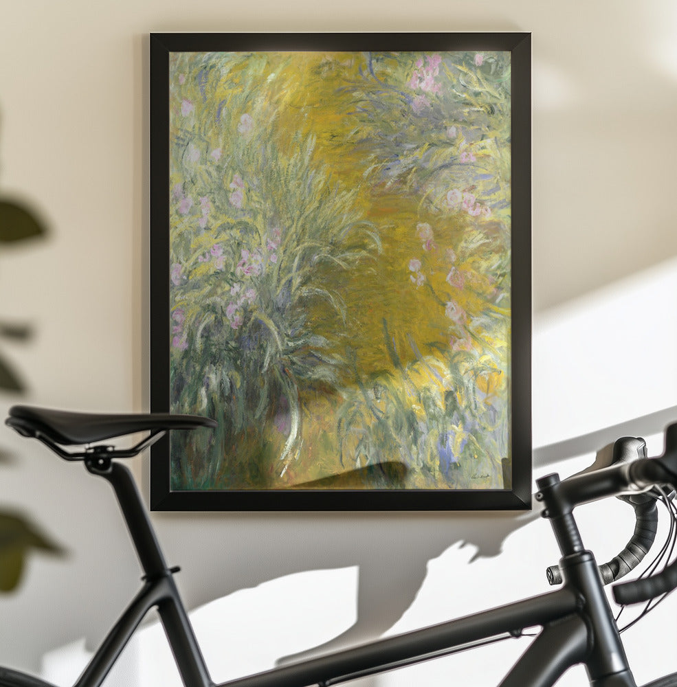 The Path through the Irises - Poster / Art Print - interiör