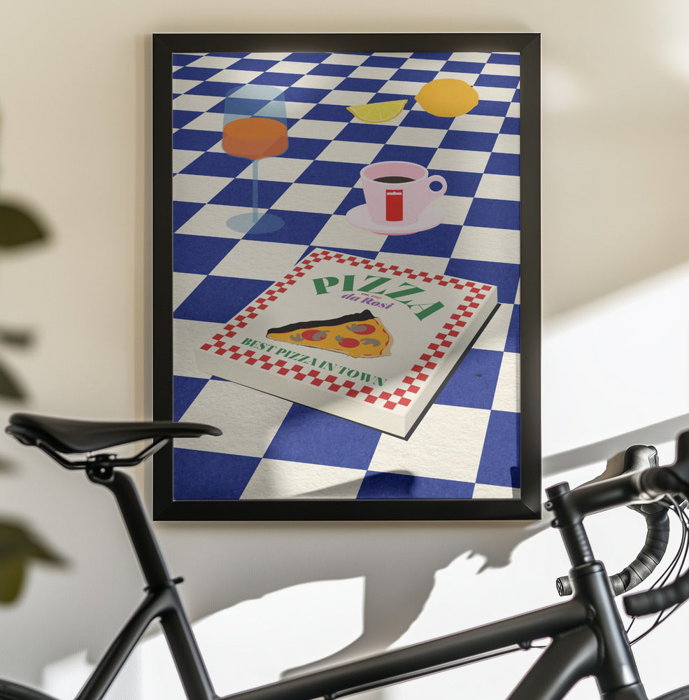 The Italian Menu - Poster / Art Print - interiör