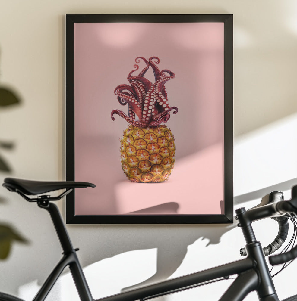 Octopus Pineapple - Poster / Art Print - interiör