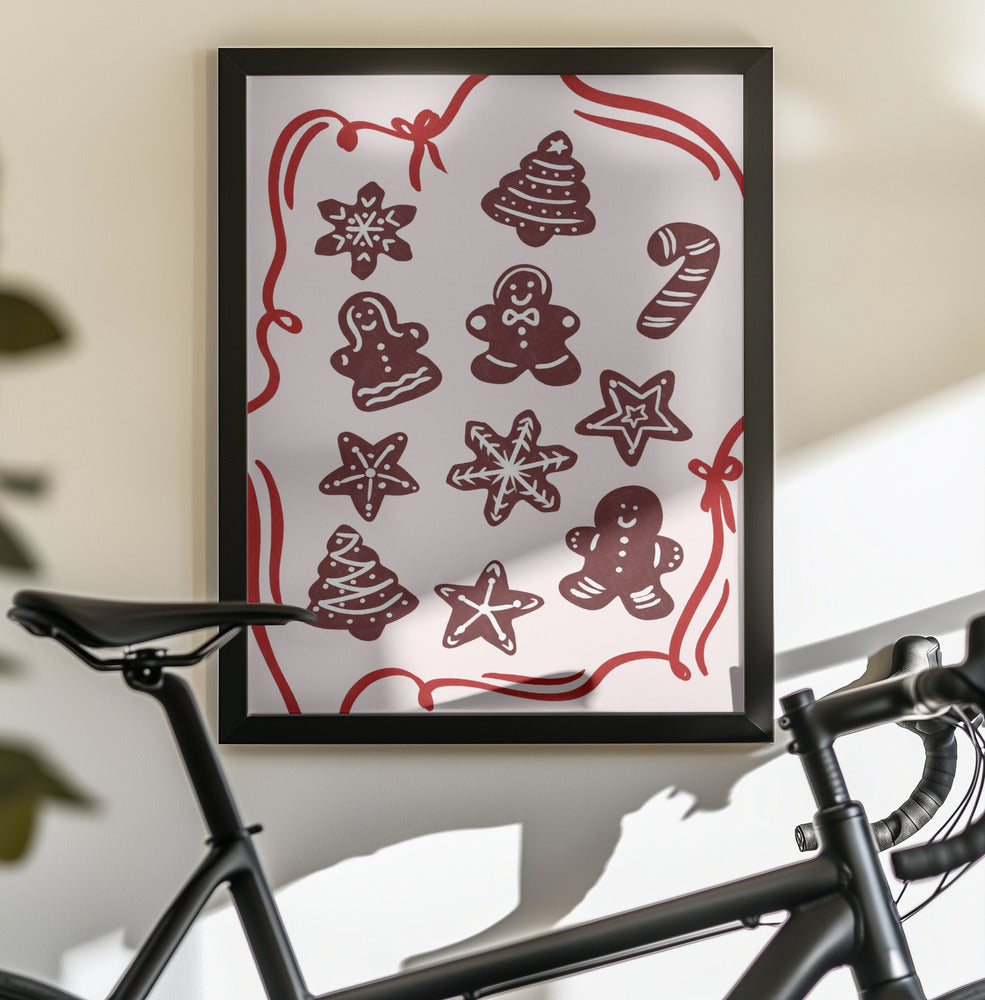 Gingerbread Cookies - Poster / Art Print - interiör