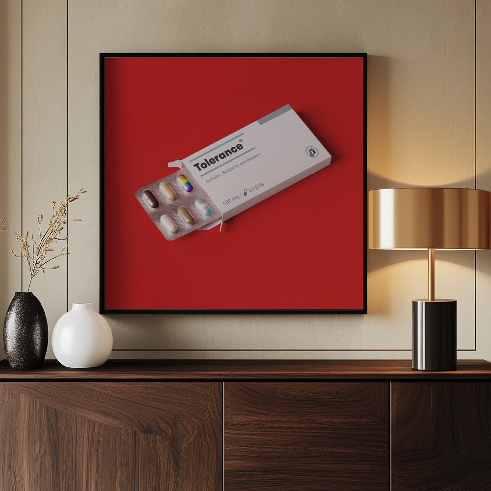 Tolerance Pills - Poster / Art Print - interiör