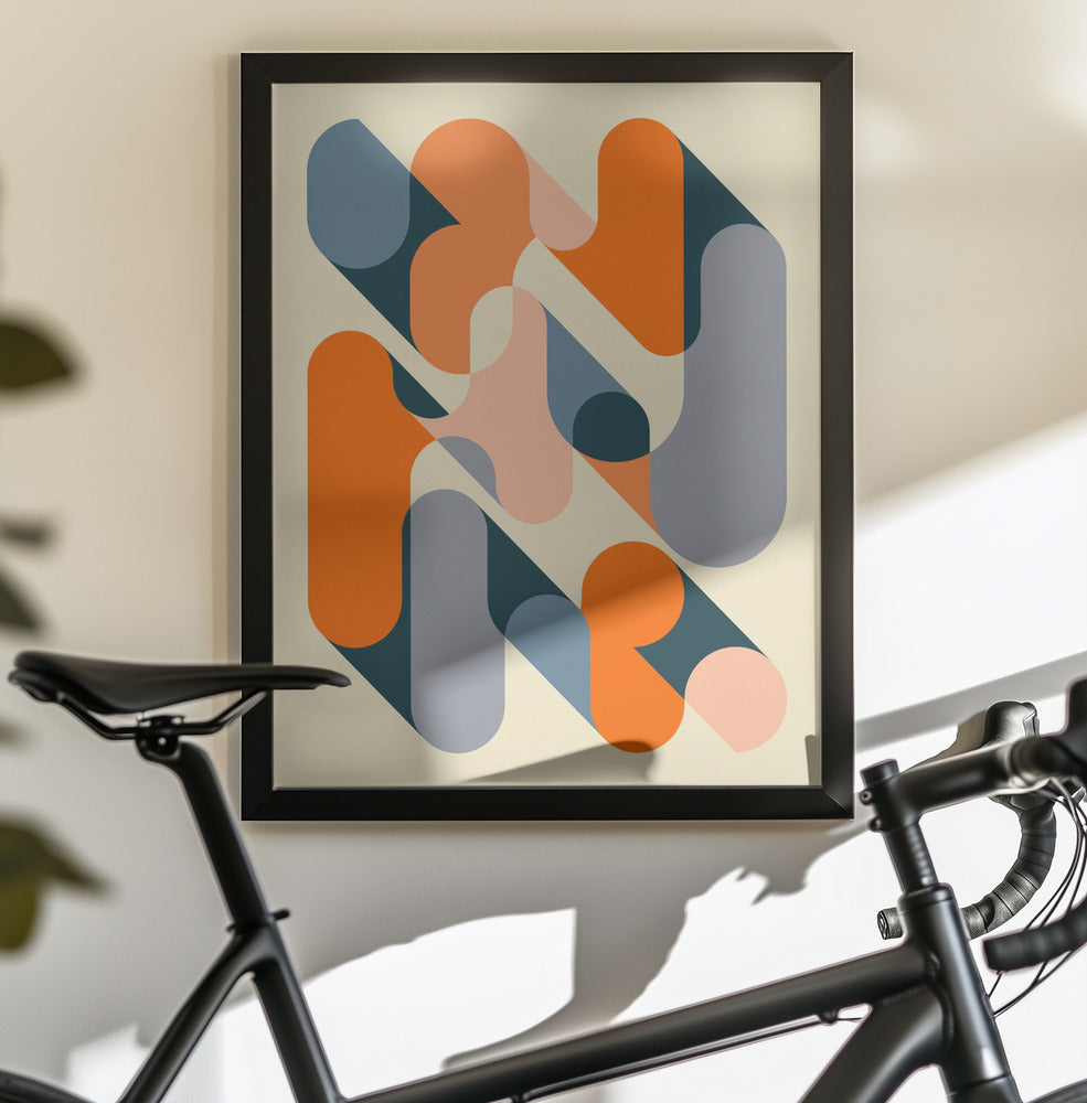 Geometrics 2 - Poster / Art Print - interiör