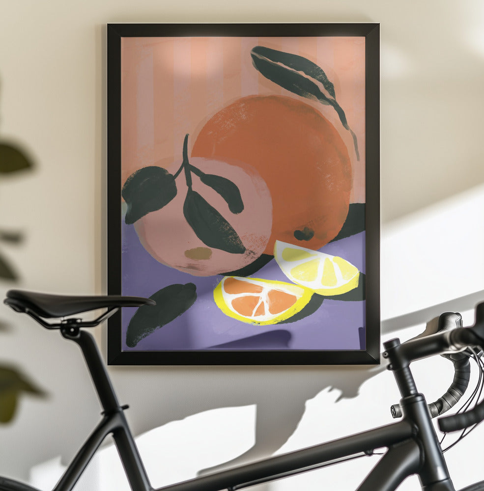 Fruity Summer No 3 - Poster / Art Print - interiör