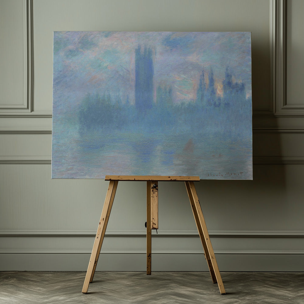 Houses of Parliament, London (1900–1901) By Claude Monet - Poster / Art Print - interiör