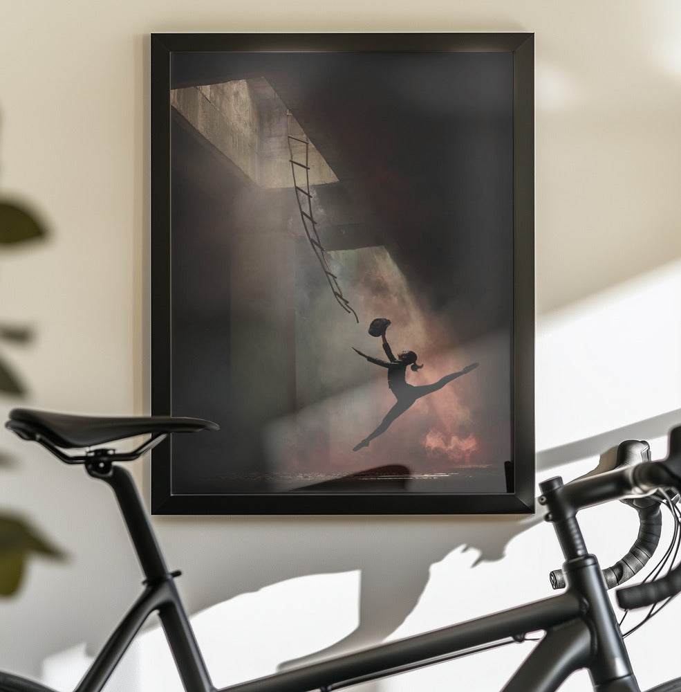 Smoke Dance - Poster / Art Print - interiör