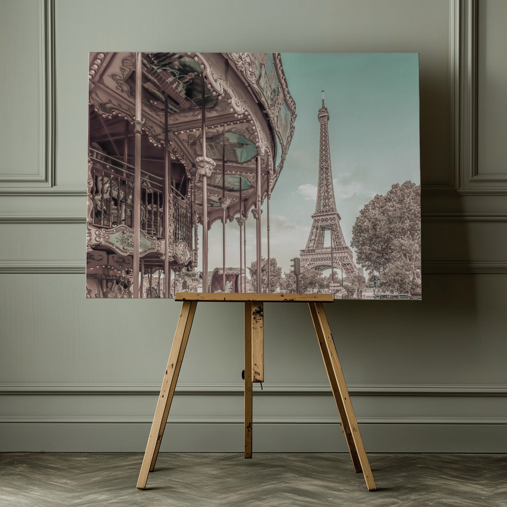 Typical Paris | urban vintage style - Poster / Art Print - interiör