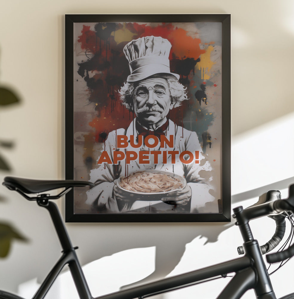 The Pasta Chef - Poster / Art Print - interiör