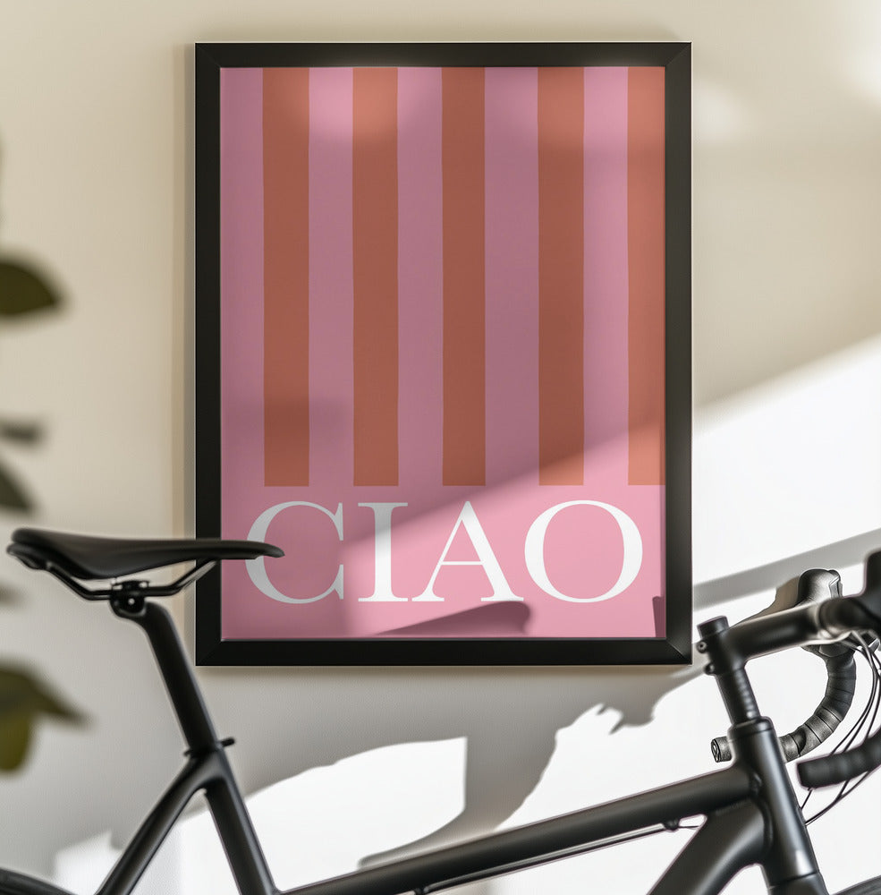 Ciao Stripes - Poster / Art Print - interiör