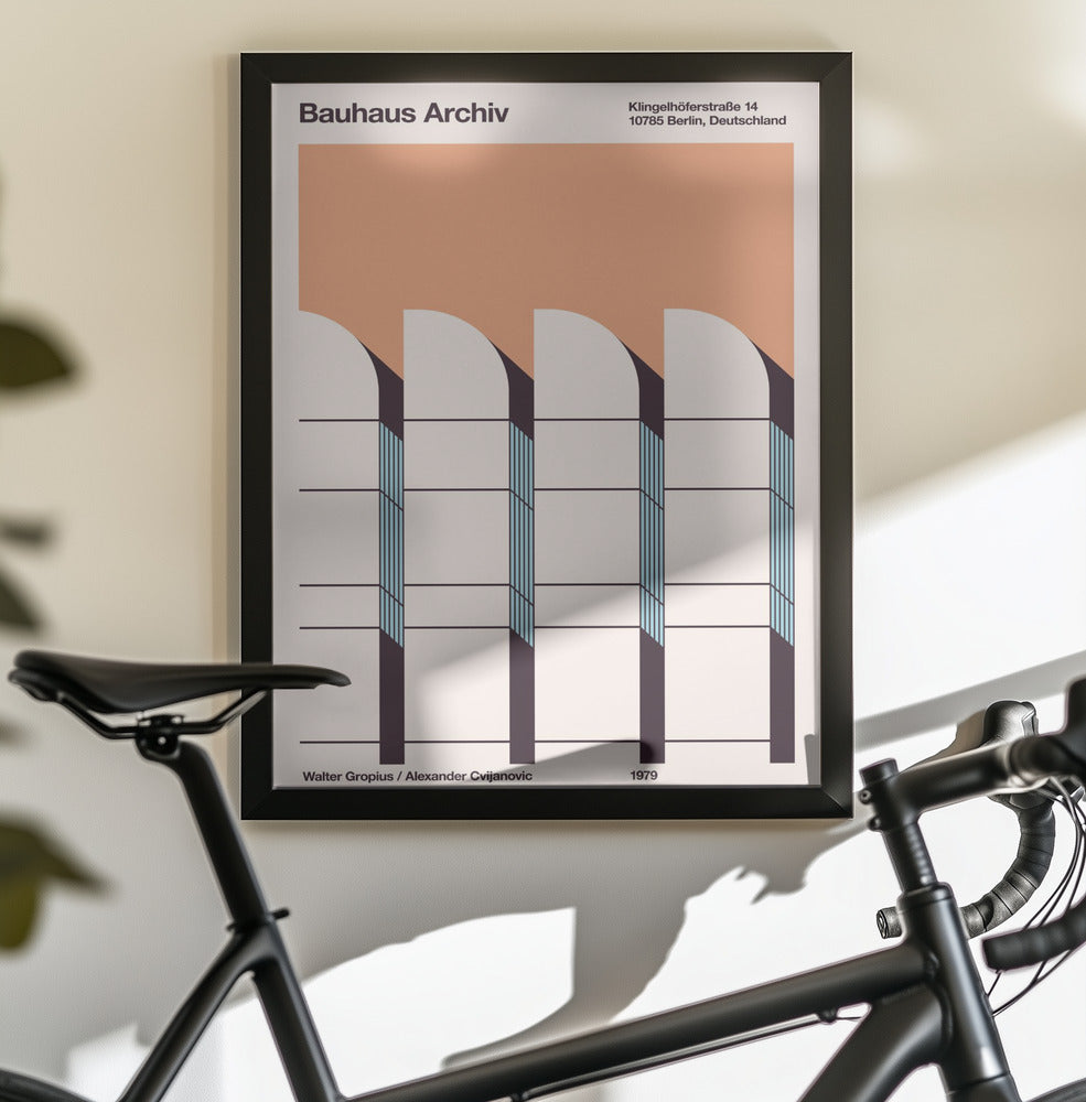 Bauhaus Archiv - Poster / Art Print - interiör