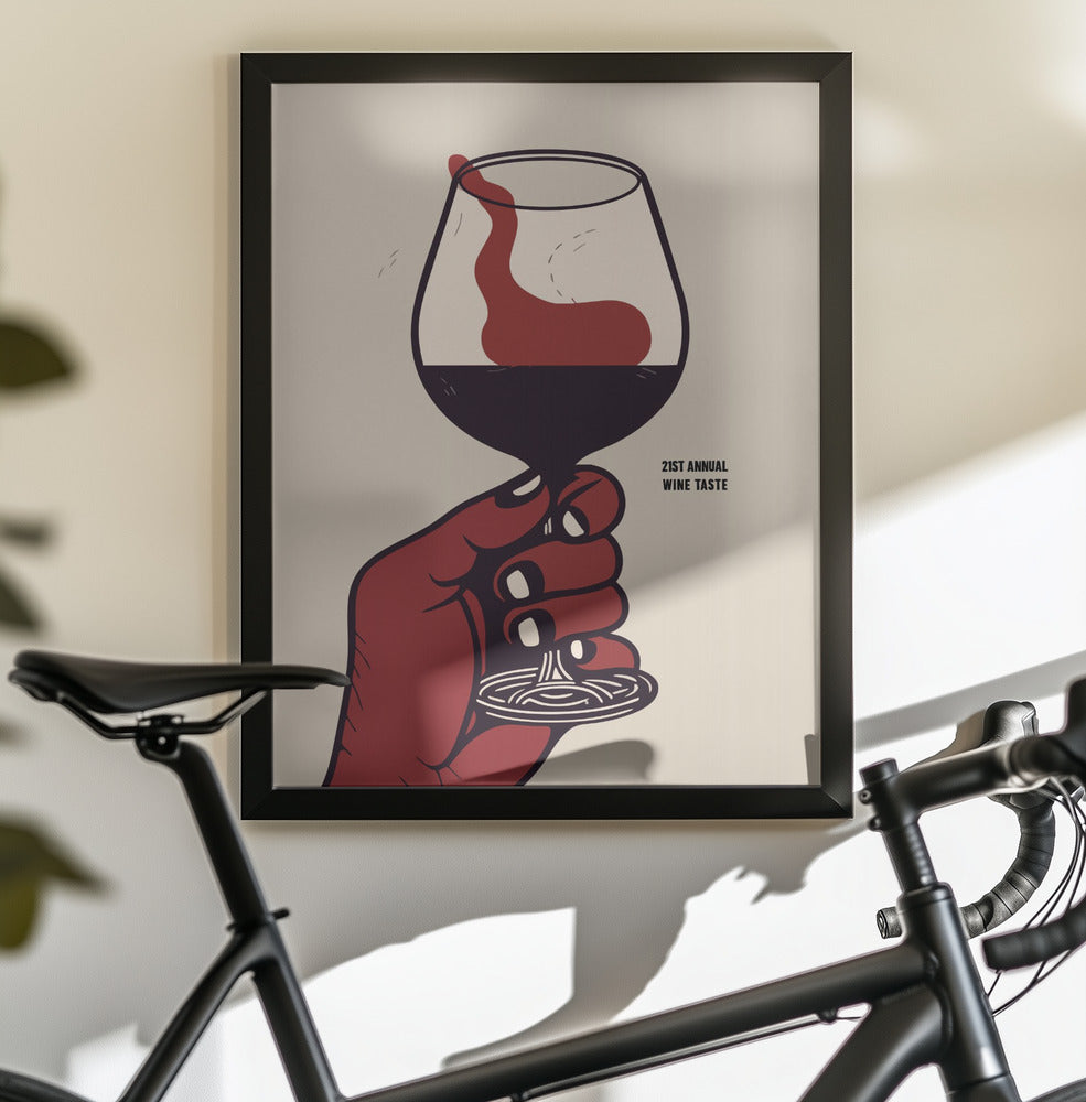 21st Annual Wine Taste - Poster / Art Print - interiör