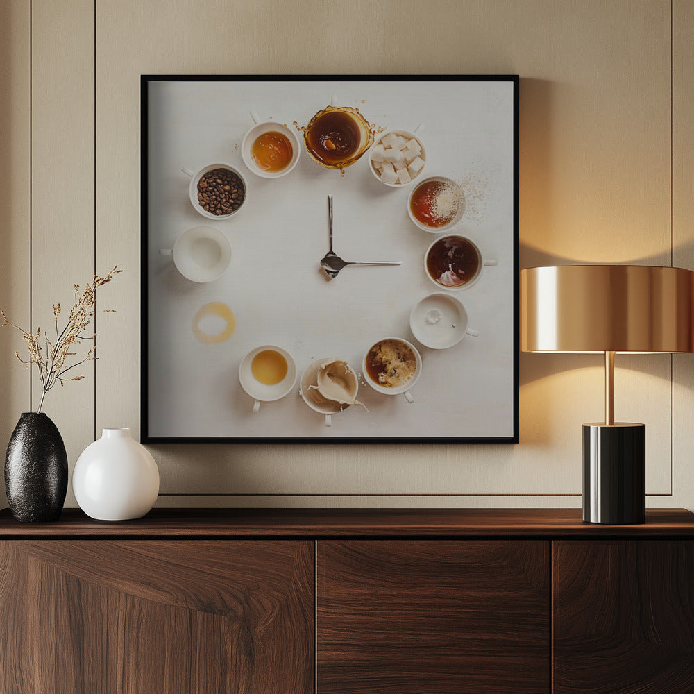 It's Always Coffee Time - Poster / Art Print - interiör