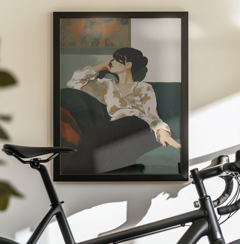 A Sunday In the Sofa - Poster / Art Print - interiör