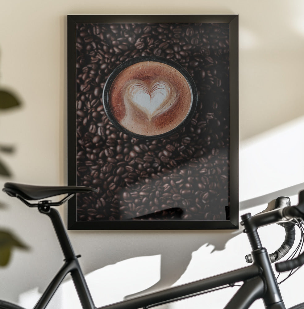 love latte - Poster / Art Print - interiör