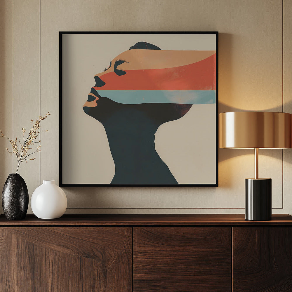 Swoosh - Poster / Art Print - interiör
