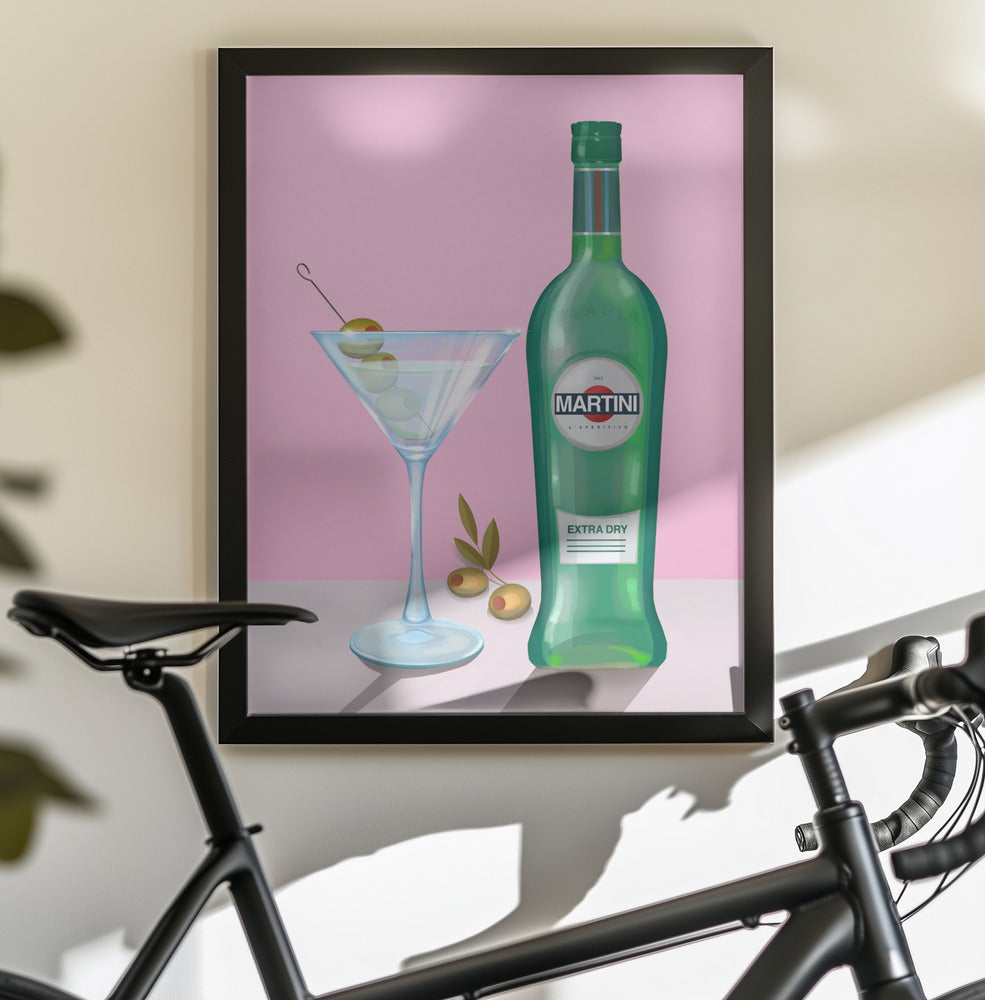 Martini Cocktail - Poster / Art Print - interiör