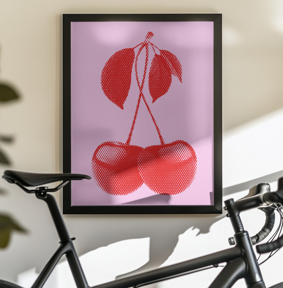 CHERRIES - Poster / Art Print - interiör