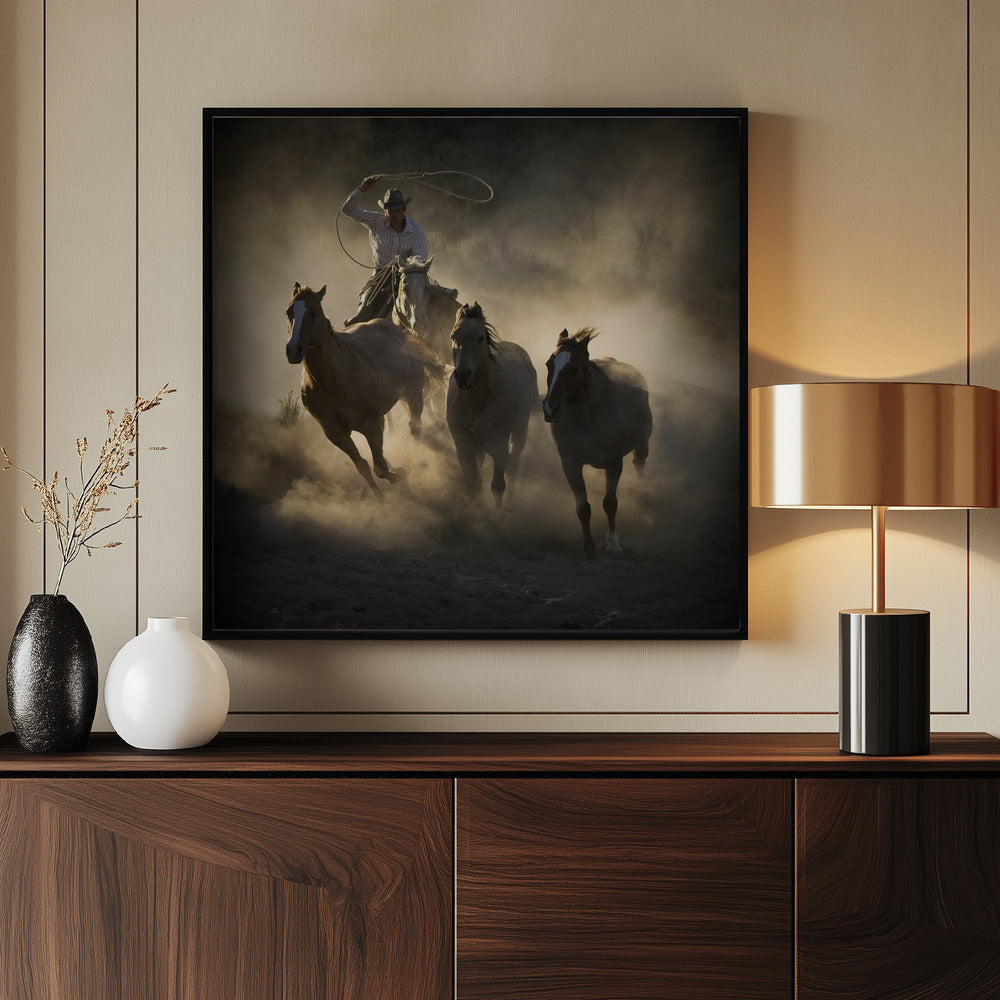 Roundup - Poster / Art Print - interiör