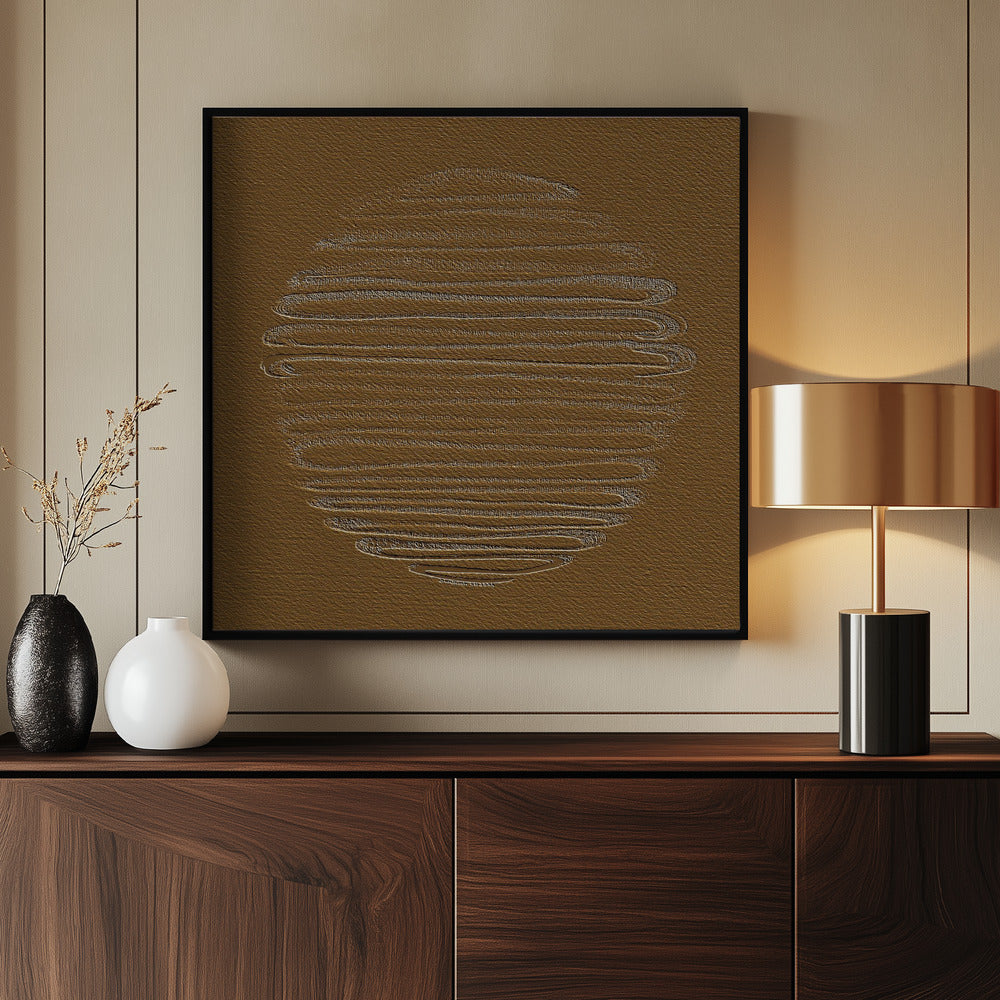 Round Shape 37 - Poster / Art Print - interiör
