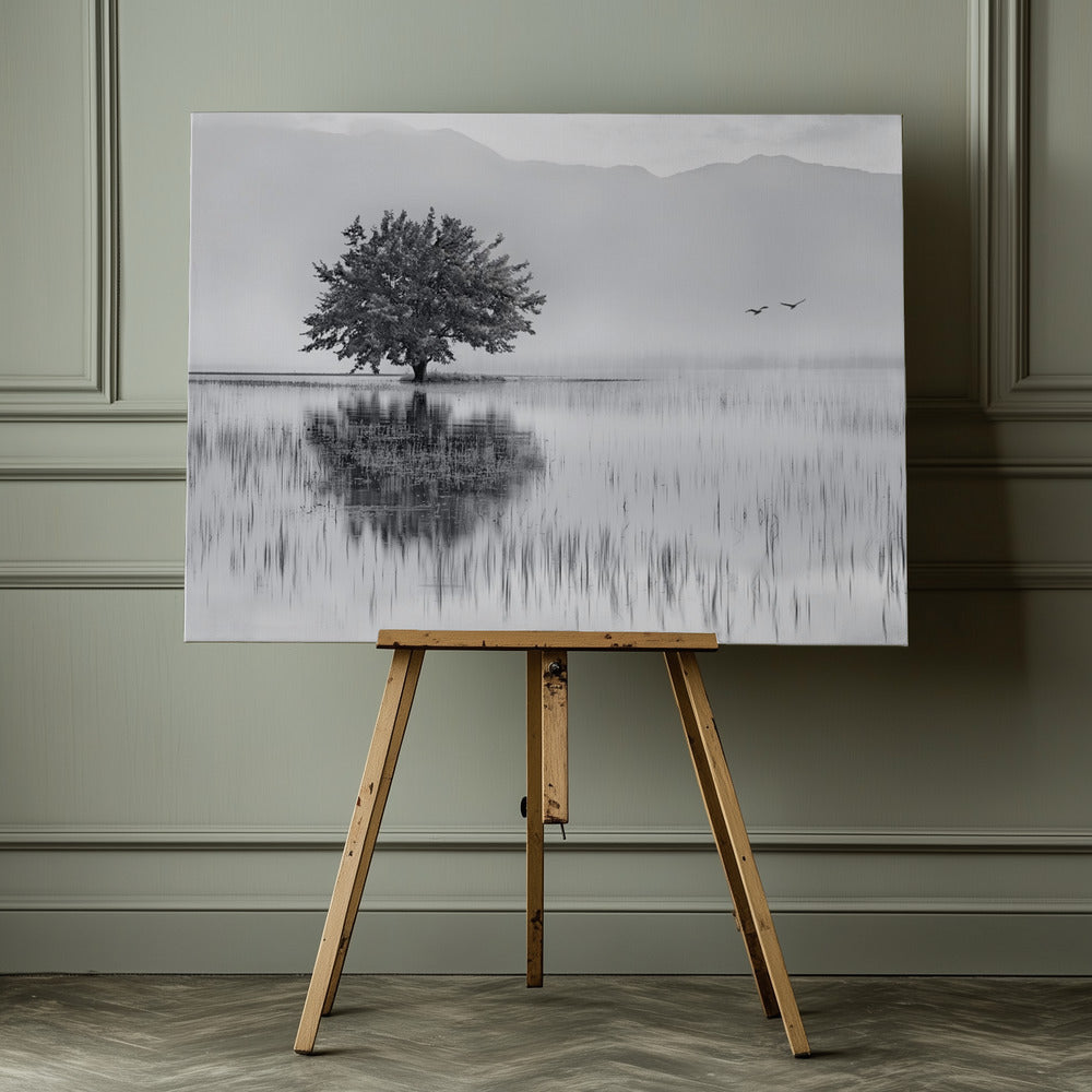 Spring Mirror - Poster / Art Print - interiör