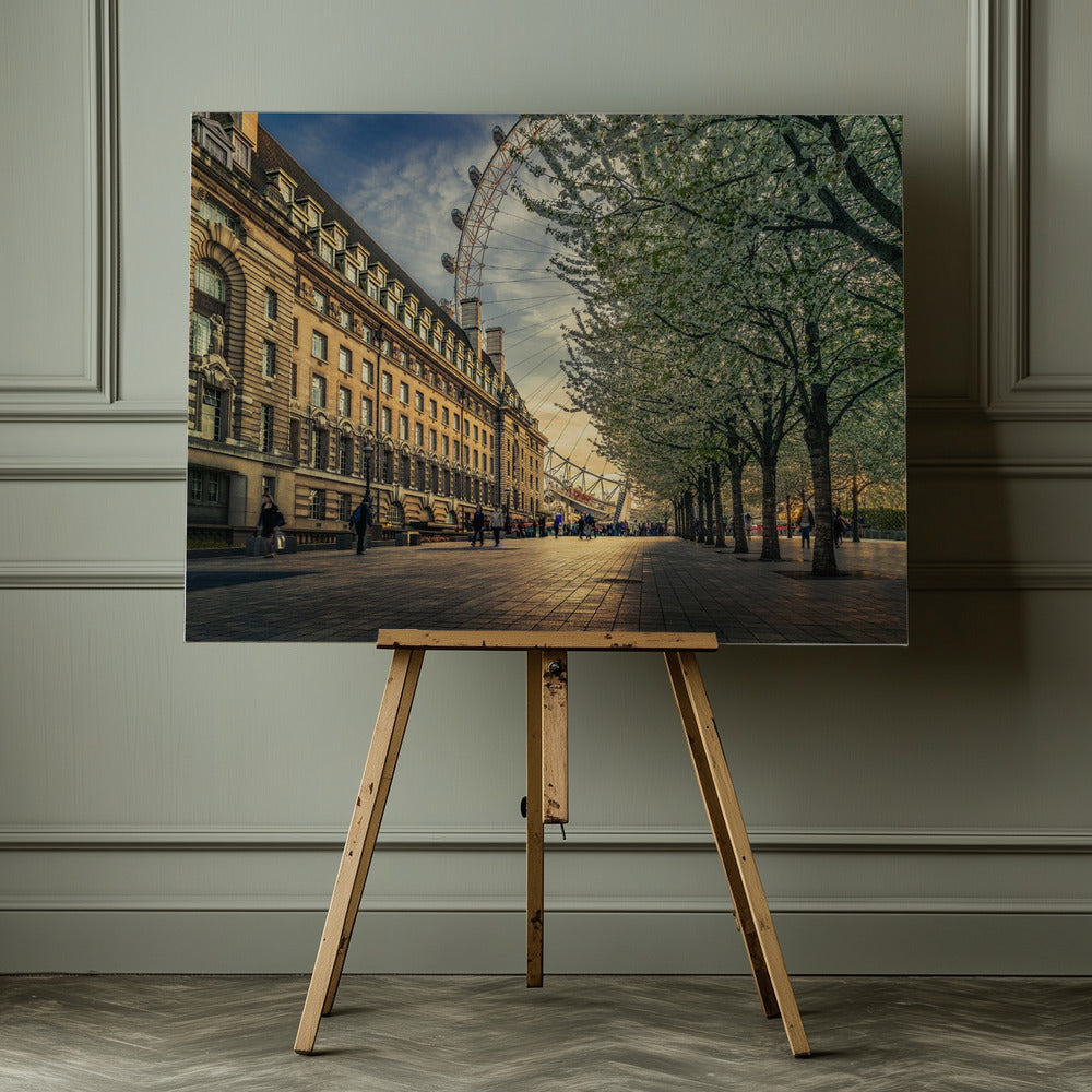Last Daylights at the London Eye - Poster / Art Print - interiör