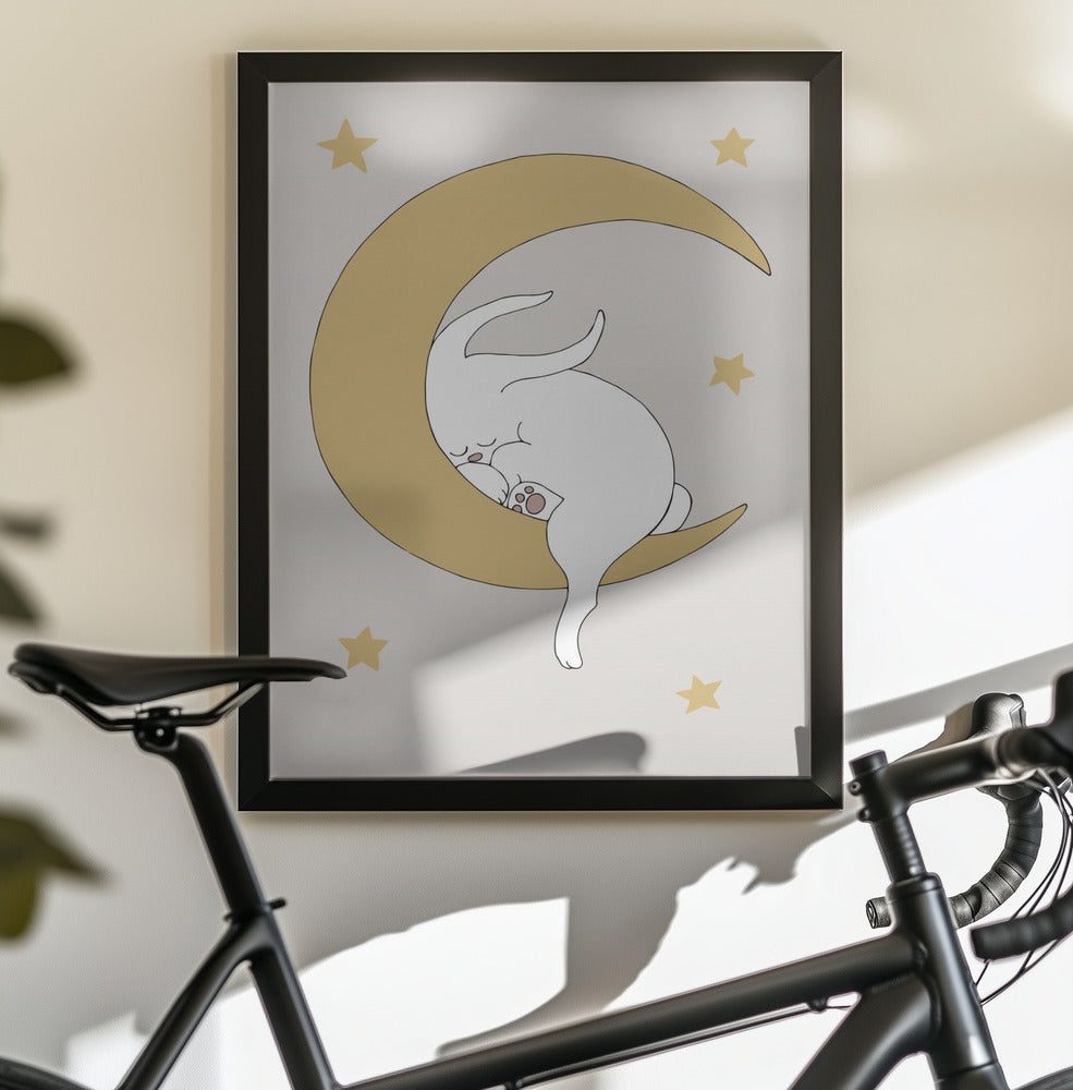 The Rabbit - Poster / Art Print - interiör