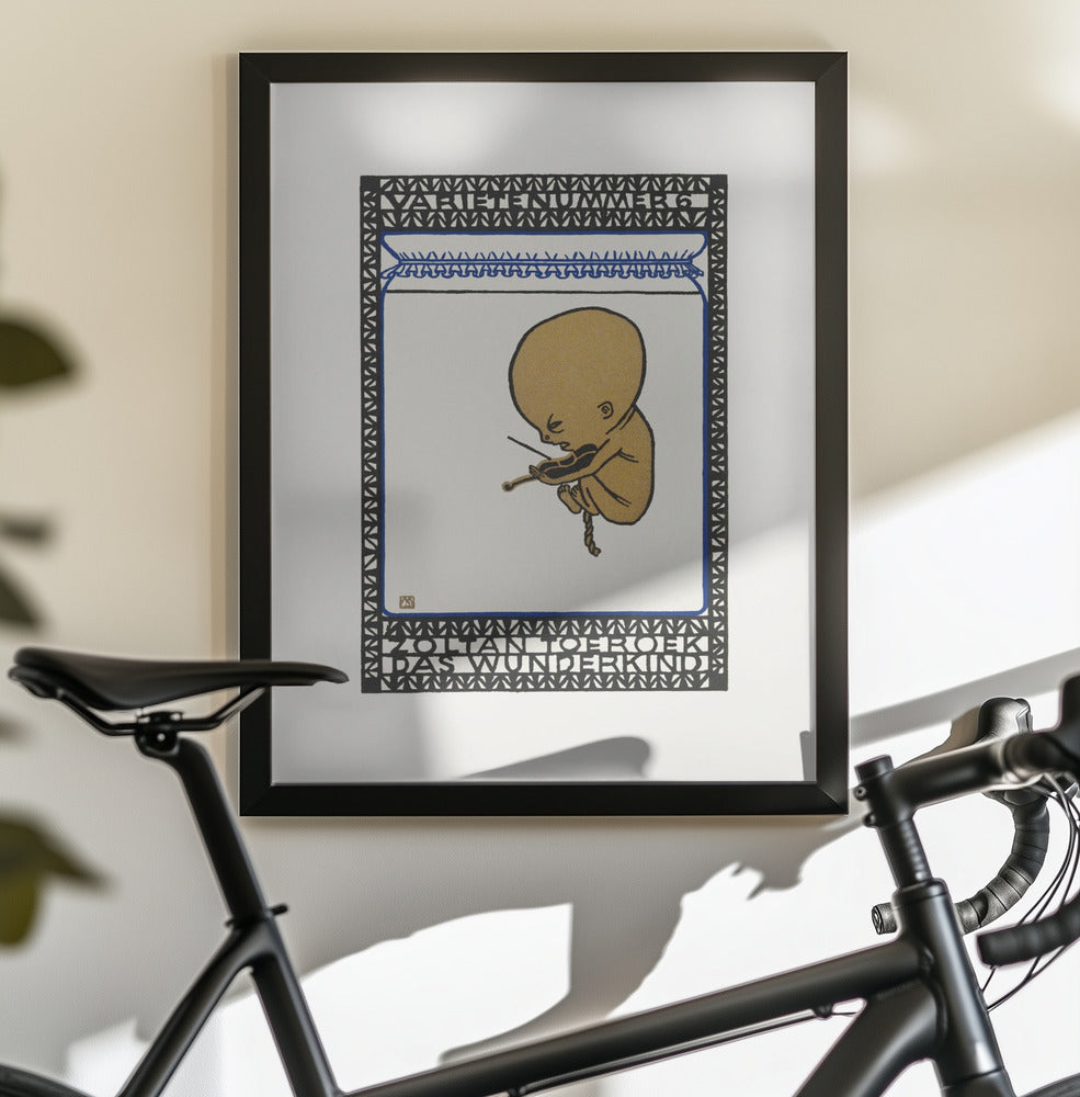Vaudeville Act 6 Zoltan Toeroek, Child Prodigy - Poster / Art Print - interiör