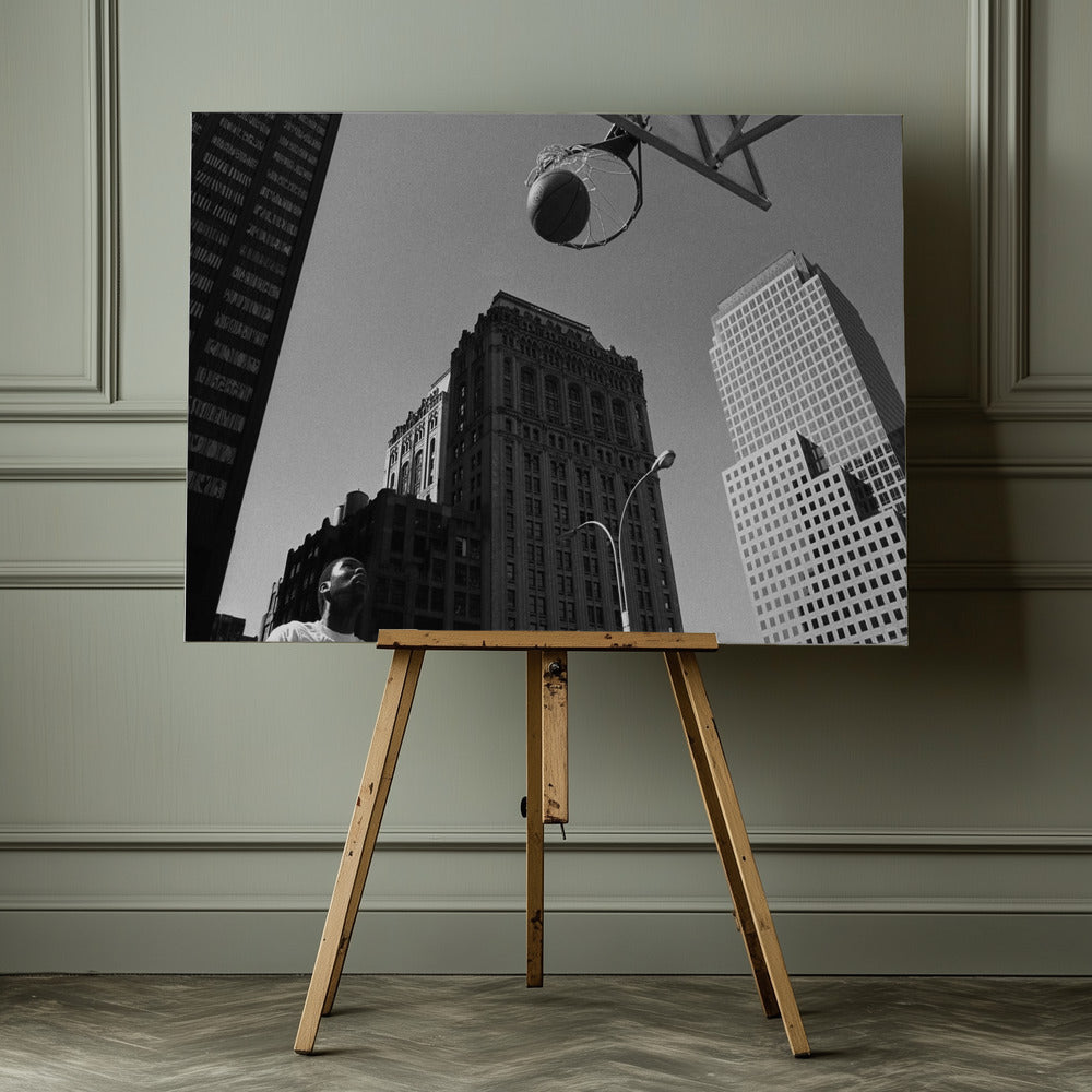 The ball (from the series "Alone") - Poster / Art Print - interiör