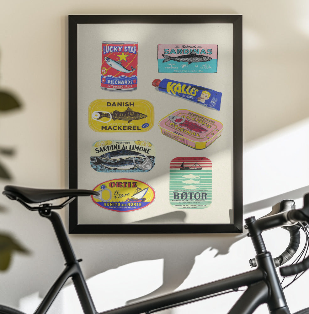 Canned Fish - Poster / Art Print - interiör