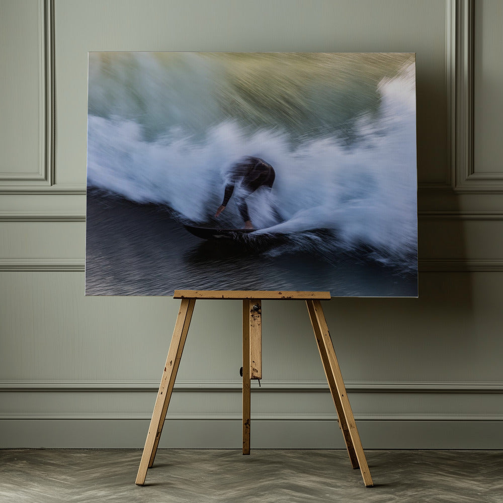 In the wave - Poster / Art Print - interiör